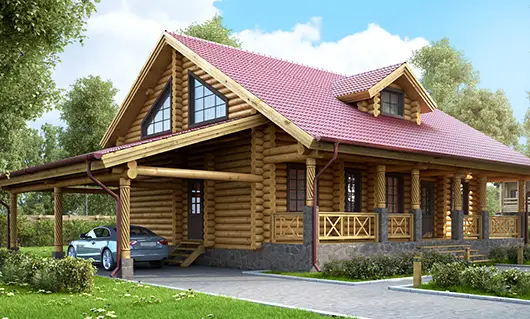 Проект рубленного дома «Айвазовский» Проект рубленного дома «Айвазовский»